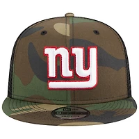 Casquette New Era Camo New York Giants Main Trucker 9FIFTY Snapback pour homme
