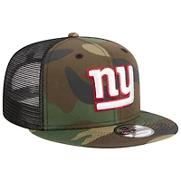 Men's New Era Camo New York Giants  Main Trucker 9FIFTY Snapback Hat