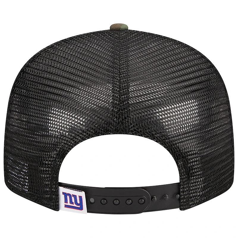 Casquette New Era Camo New York Giants Main Trucker 9FIFTY Snapback pour homme