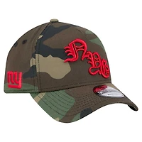 Casquette ajustable New Era Camo New York Giants Mystic Camo A-Frame 9FORTY pour homme