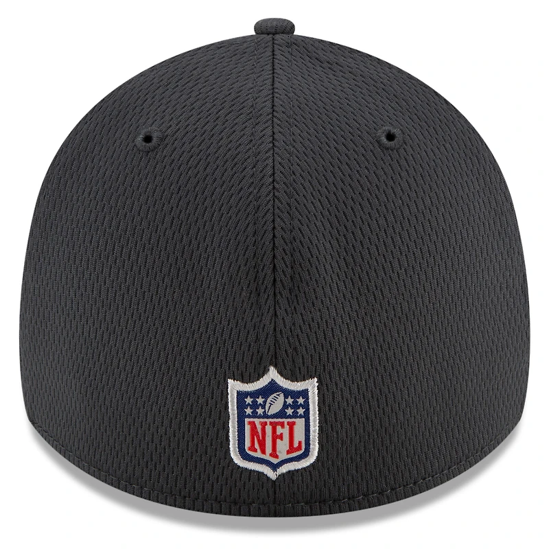 Men's New Era Charcoal York Giants 2021 NFL Crucial Catch - 39THIRTY Flex Hat