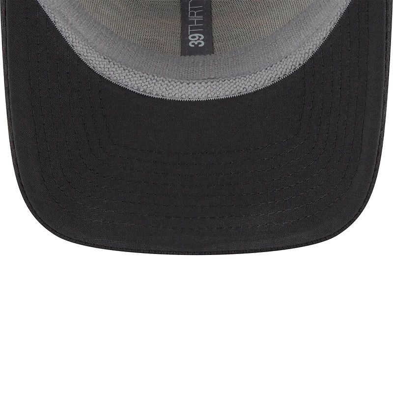 Men's New Era Charcoal York Giants 2021 NFL Crucial Catch - 39THIRTY Flex Hat