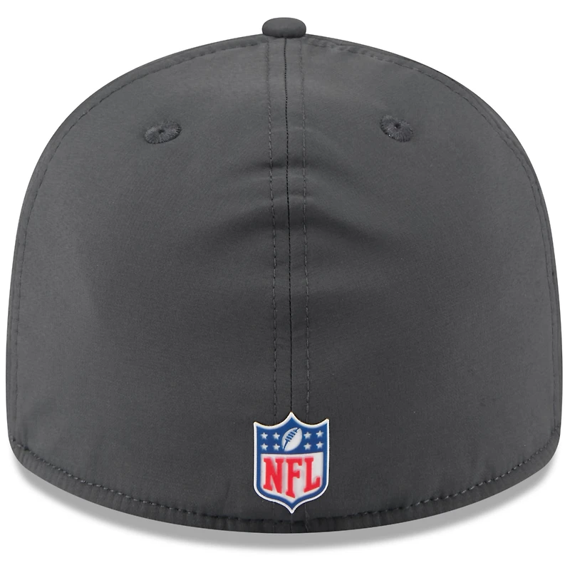 Men's New Era Charcoal York Giants 2025 Sideline Cold Weather Retro Crown 59FIFTY Fitted Hat
