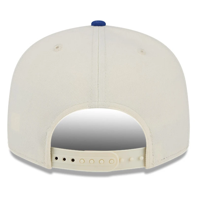 Men's New Era Cream/Royal New York Giants 100th Season Two-Tone 9FIFTY Snapback Hat