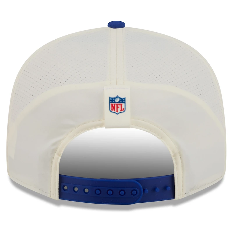 Men's New Era Cream/Royal New York Giants 2026 NFL Training Camp 9FIFTY Snapback Hat