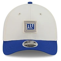 Men's New Era  Cream/Royal New York Giants 2026 NFL Training Camp 9FORTY Adjustable Hat
