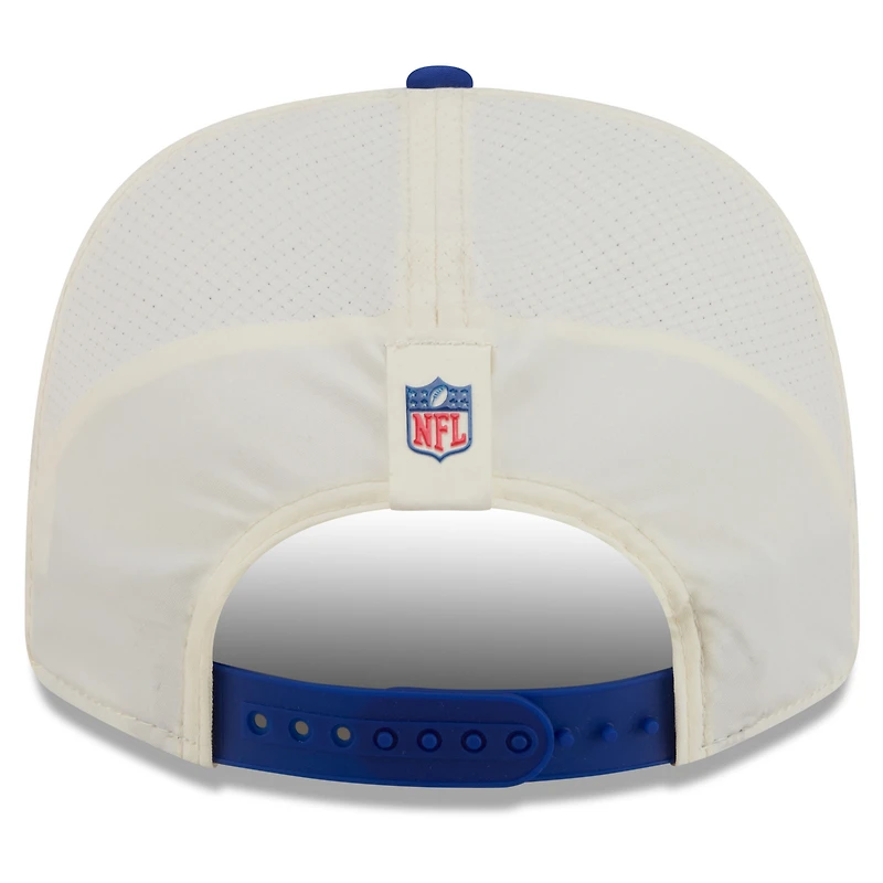 Men's New Era  Cream/Royal New York Giants 2026 NFL Training Camp 9SEVENTY Adjustable Hat