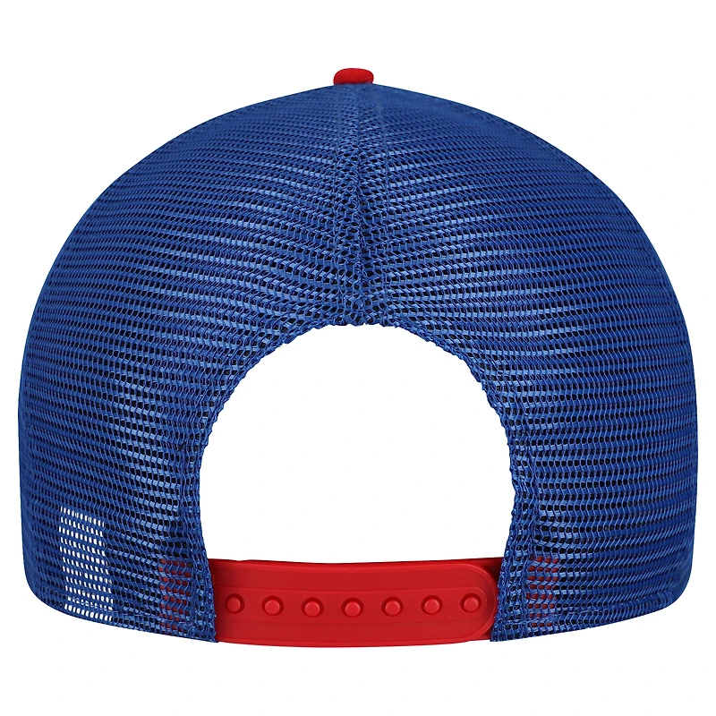 Casquette snapback New Era 9FIFTY Trucker à motif New York Giants crème/bleu roi pour homme