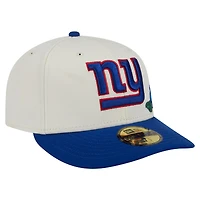 Men's New Era Cream/Royal York Giants Tonal Floral 59FIFTY Fitted Hat