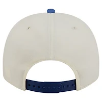 Men's New Era  Cream/Royal New York Giants Washed A-Frame 9FIFTY Snapback Hat