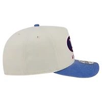 Casquette snapback New Era crème/bleu roi New York Giants 9FIFTY délavée à monture A