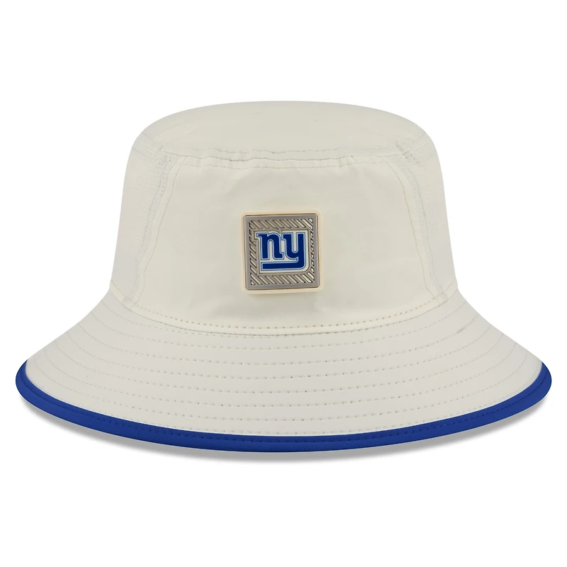 Men's New Era Cream New York Giants 2026 NFL Training Camp Sport Bucket Hat