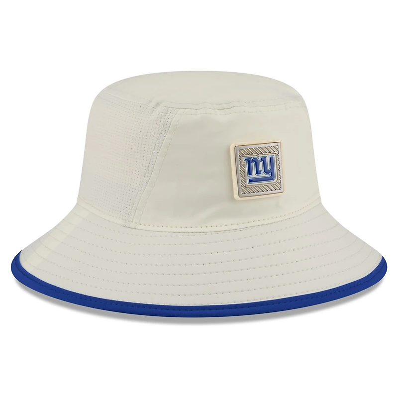 Men's New Era Cream New York Giants 2026 NFL Training Camp Sport Bucket Hat