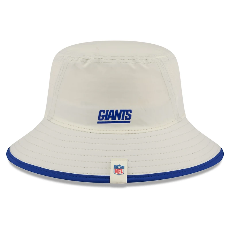 Men's New Era Cream New York Giants 2026 NFL Training Camp Sport Bucket Hat