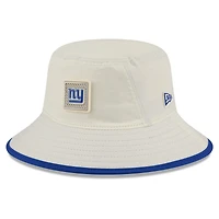Bob de sport New Era crème pour homme, New York Giants, camp d'entraînement NFL 2026