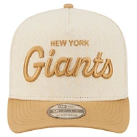 Casquette snapback New Era crème New York Giants 9FIFTY à chevrons pour homme