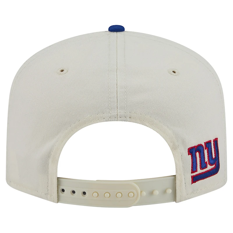 Casquette ajustable New Era crème New York Giants Script 19TWENTY pour homme