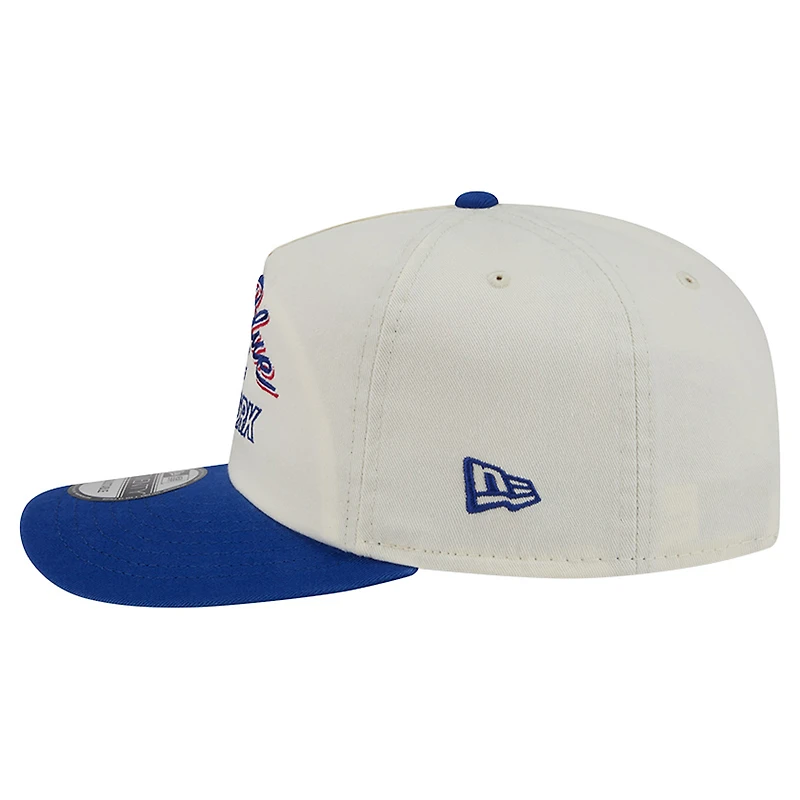 Casquette ajustable New Era crème New York Giants Script 19TWENTY pour homme