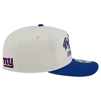 Casquette ajustable New Era crème New York Giants Script 19TWENTY pour homme