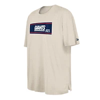 T-shirt historique Big & Tall des Giants de New York Era crème pour homme