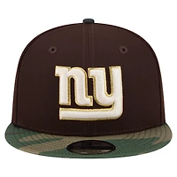 Casquette snapback New Era 9FIFTY marron foncé pour homme