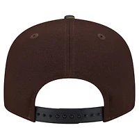 Casquette snapback New Era 9FIFTY marron foncé pour homme