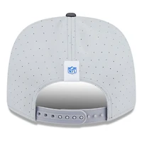 Casquette ajustable New Era 9SEVENTY grise/graphite pour homme, camp d'entraînement NFL 2025 des New York Giants