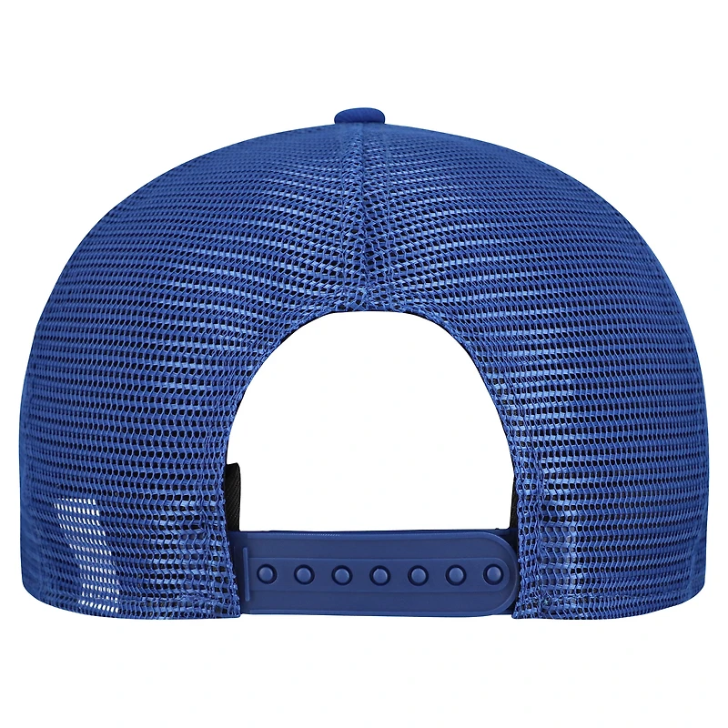 Men's New Era  Gray/Royal New York Giants Cork Split Panel 9FIFTY Trucker Snapback Hat