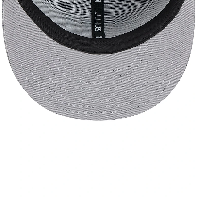 Men's New Era Gray York Giants 2024 Sideline 59FIFTY Fitted Hat