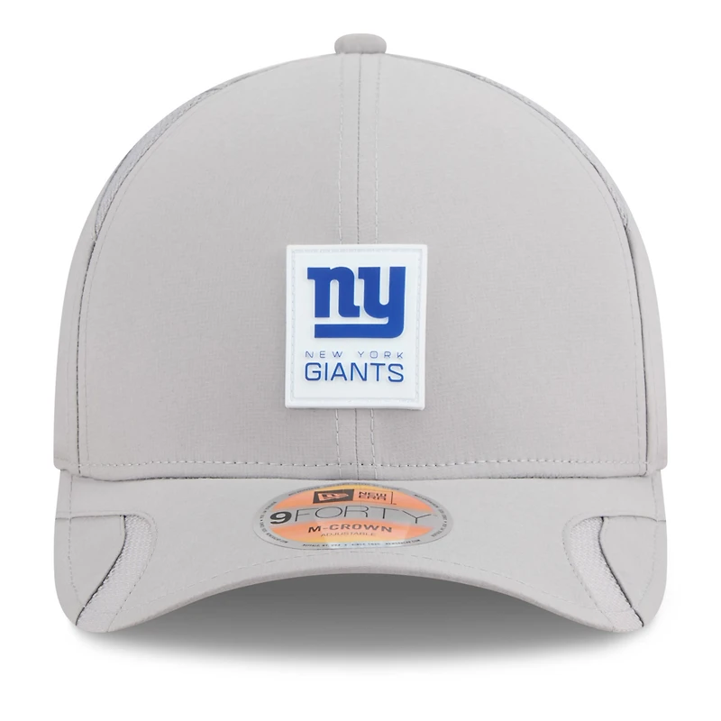 Casquette ajustable New Era grise New York Giants 2025 Sideline 9FORTY pour homme