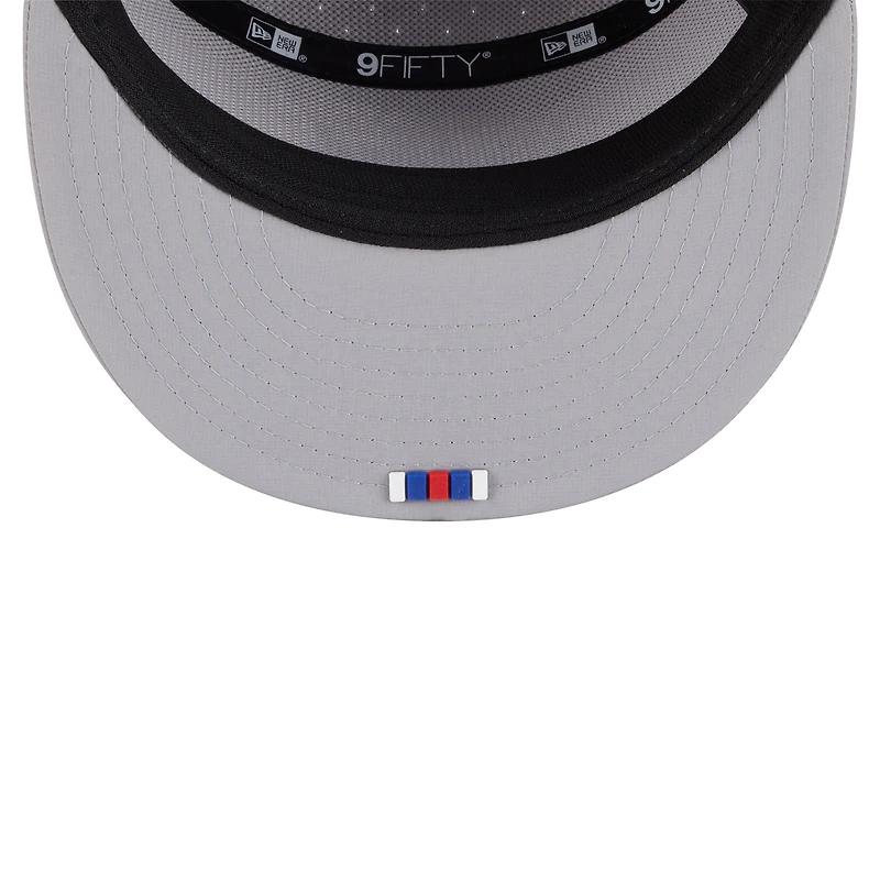 Casquette snapback 9FIFTY grise New Era pour homme, New York Giants 2025 Sideline Split Panel