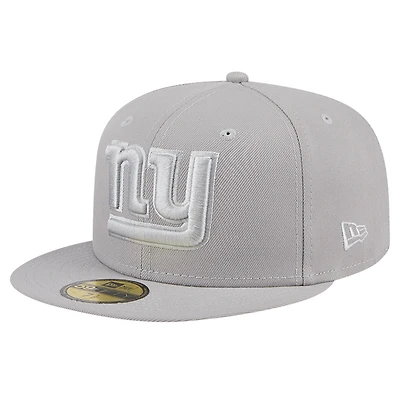 Casquette ajustée 59FIFTY New Era pour hommes, gris, York Giants Color Pack