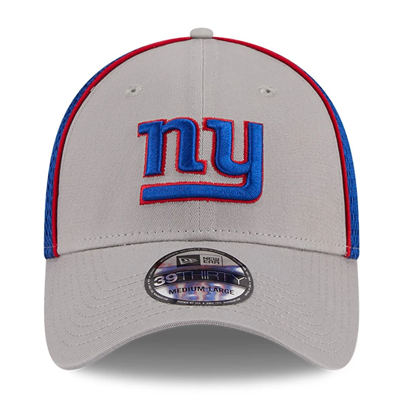Casquette flexible New Era York Giants Pipe 39THIRTY pour hommes