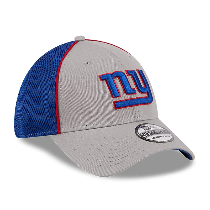 Casquette flexible New Era York Giants Pipe 39THIRTY pour hommes