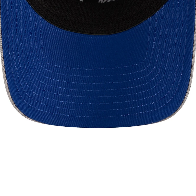 Men's New Era Gray York Giants  Pipe 39THIRTY Flex Hat