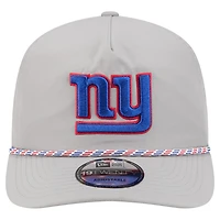 Men's New Era Gray New York Giants Rope 19TWENTY Hat