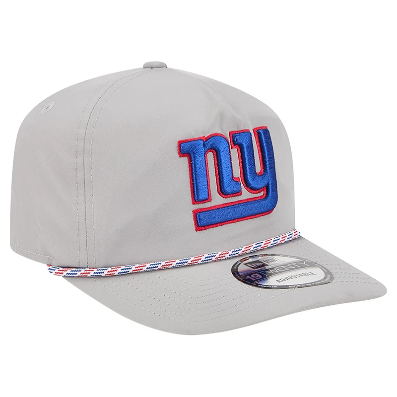 Men's New Era Gray New York Giants Rope 19TWENTY Hat