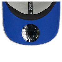 Men's New Era Heather Gray/Royal New York Giants Pop Trucker 9FORTY Adjustable Hat
