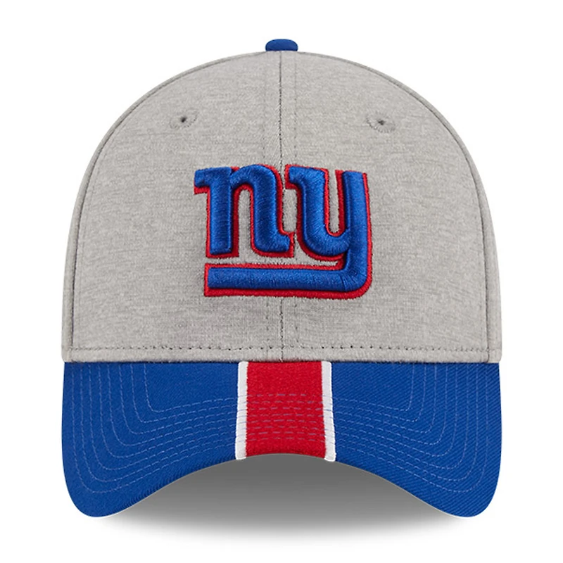 Casquette flexible 39THIRTY rayée gris chiné/royal New York Giants Era pour hommes