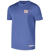 T-shirt du camp d'entraînement NFL 2024 New Era Heather Royal York Giants pour homme