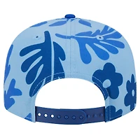 Men's New Era Light Blue New York Giants Leafy 9FIFTY Snapback Hat