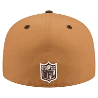 Men's New Era  Light Brown/Dark Brown York Giants Two-Tone Walnut 59FIFTY Fitted Hat