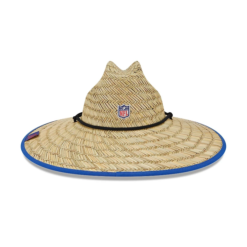 Men's New Era Natural New York Giants NFL Training Camp Official Straw Lifeguard Hat