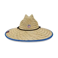 Men's New Era Natural New York Giants NFL Training Camp Official Straw Lifeguard Hat