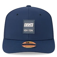 Men's New Era Navy New York Giants 2025 Sideline Throwback 9SEVENTY Trucker Adjustable Hat