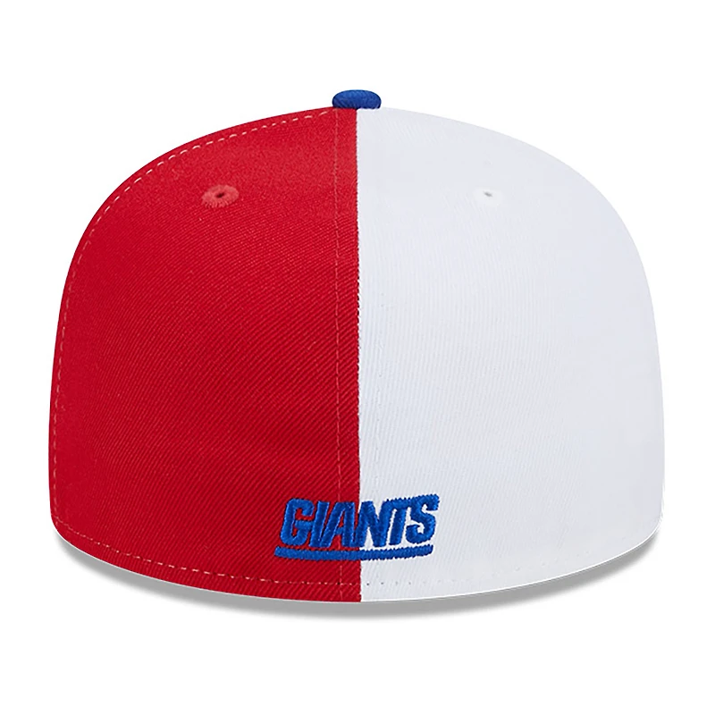 Casquette ajustée 59FIFTY Sideline des Giants de New York 2023 Era rouge/royal pour homme