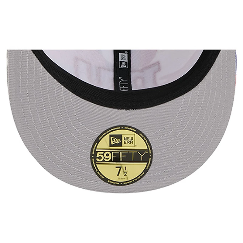 Men's New Era  Red/Royal York Giants 59FIFTY Fitted Hat