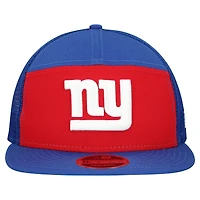 Men's New Era Red/Royal New York Giants Outdoor Split Panel 9FIFTY Snapback Hat