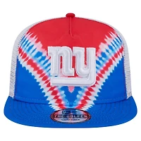 Casquette de golf à visière rabattable New Era rouge/bleu royal New York Giants pour homme