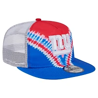 Casquette de golf à visière rabattable New Era rouge/bleu royal New York Giants pour homme